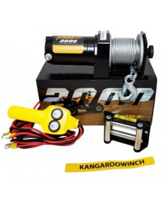 Seilwinde 2k (906 kg / Stahlseil) 12V - Kangaroowinch