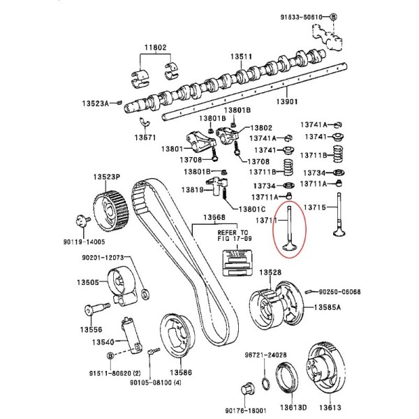 Válvula de admisión (motor 1HDFT/1HDFTE, 24...