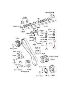 Ventil Auslass J10 (24V) - Original Toyota Land Cruiser 2
