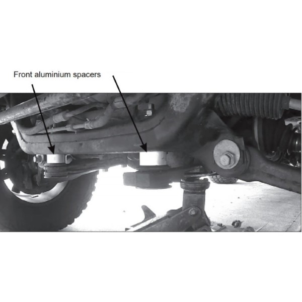 Drop kit for transmission angle improvement,...