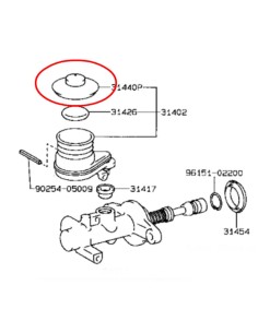 TAPON BOMBA EMBRAGUE J8 ORIGINAL TOYOTA LAND CRUISER 2