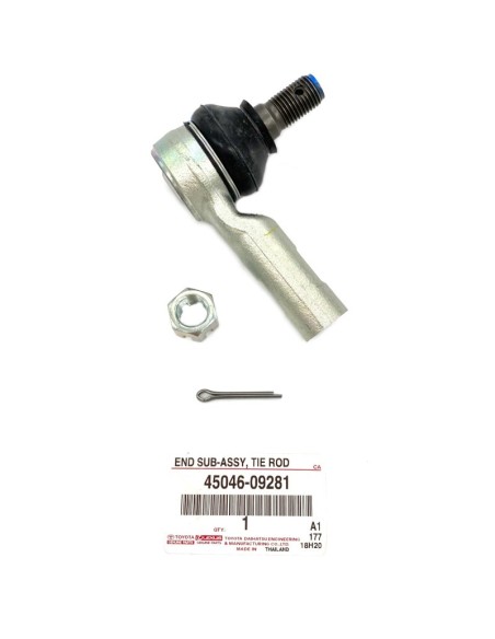 Right or left outer steering rack end for Toyota Hilux Vigo - Original Toyota Land Cruiser