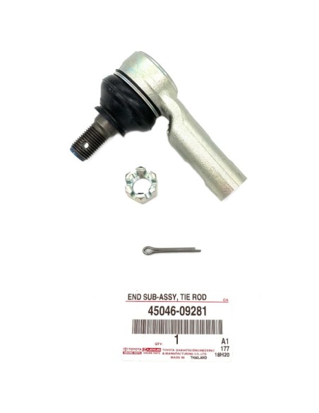 Right or left outer steering rack end for Toyota Hilux Vigo - Original Toyota Land Cruiser