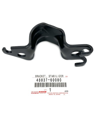 Front left outer stabilizer bar bushing support...