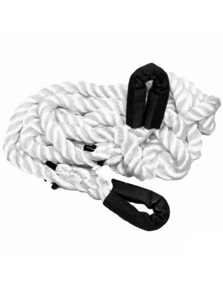 Verstärktes Gummiseil oder Gurtband 26mm x 10m 12.500kg weiß - Powerline