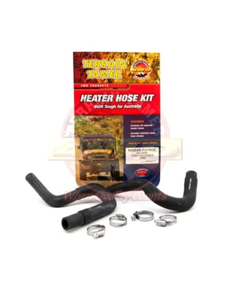 Reinforced heater hose kit for Nissan Patrol gr Y61 (ZD30T engine) - Terrain Tamer