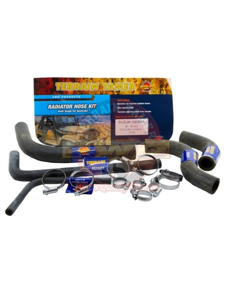 Kit von verstärkten Kühlerschläuchen + Heizung für den Suzuki Samurai - Terrain Tamer