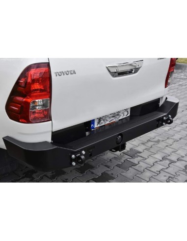 Reinforced steel rear bumper (cut) hilux revo toyota - Fabryka 4x4