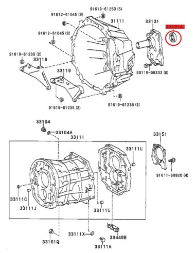 Reten boîte de vitesses avant J9 / Runner -...