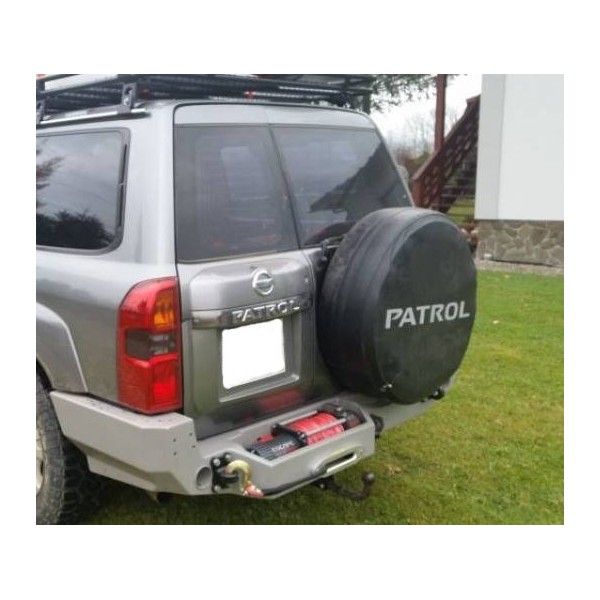 Rear bumper made of reinforced steel (with...
