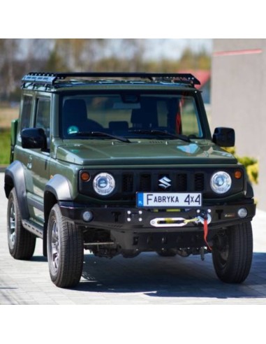 Reinforced steel front bumper jimny (2018-present) suzuki - Fabryka 4x4