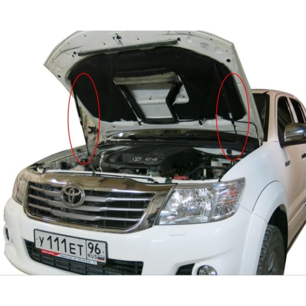 Amortiguatori del cofano Toyota Hilux Vigo...