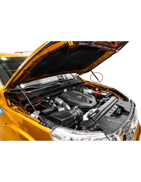 Amortecedores de capota Nissan Navara D23 (2014 - 2021) - RIVAL