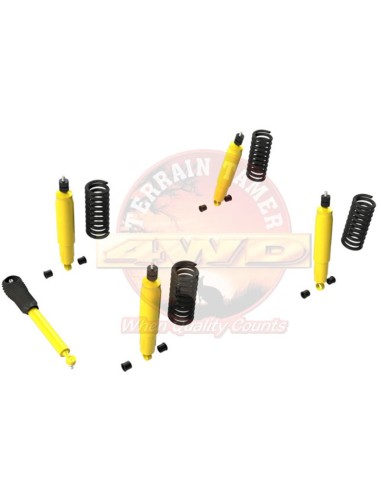 Full suspension reinforced +40mm jeep wrangler tj - Terrain Tamer