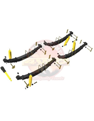 Kit de suspension complète renforcé +50mm j4 (fj45, hj45) (antérieur 1980) - Terrain Tamer