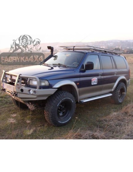 Detachable bullbar bumper for Mitsubishi Montero Sport (1996 - 2000) - Fabryka 4x4