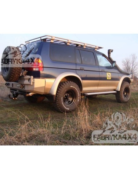 Bouclier arrière renforcé en acier pour Mitsubishi Montero Sport (96 - 00) - Fabryka 4x4