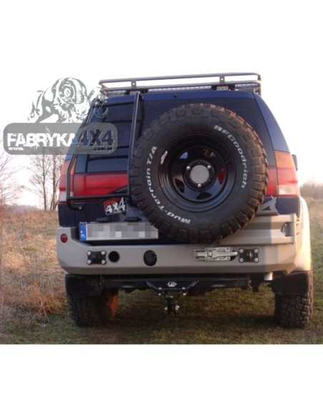 Para-choque traseiro de aço reforçado Mitsubishi Montero Sport (96 - 00) - Fabryka 4x4
