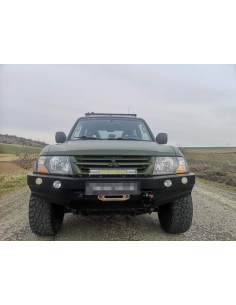 Para-choque dianteiro de aço reforçado Mitsubishi Montero... 2