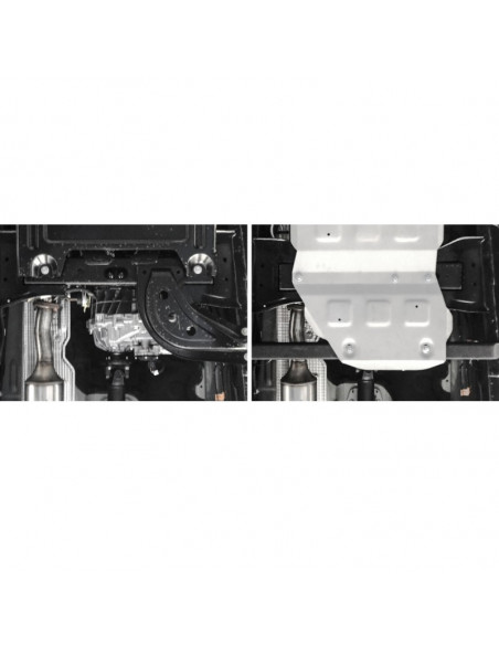 Protección de la boîte de transfert en duraluminium de 4 mm pour Ford Ranger Raptor - Rival