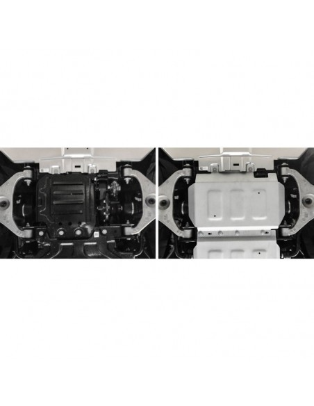 Protección moteur fabriquée en duraluminio 4mm Ford Ranger Raptor - Rival