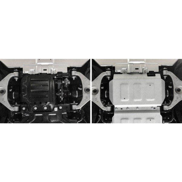 Protecciónsmotor aus 6mm Duraluminium für Ford...