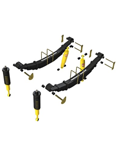 Complete reinforced suspension kit +30/+40mm (preassembled) mitsubishi l200 ml/mn - Terrain Tamer