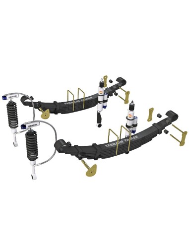 Full reinforced suspension kit +40/50mm (separated bottle) ford ranger px / duve bt-50 - Terrain Tamer