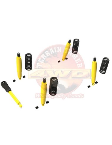 Suspension complète renforcée +40mm Land rover défendre 90 - Terrain Tamer