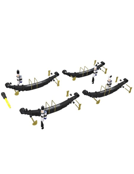 Kit de suspensión completo reforzado +50mm (botella separada) Toyota Land Cruiser J7 (hzToyota Land Cruiser J77) - Terrain Tamer