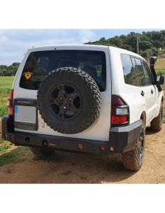 Parachoques trasero de acero reforzado Mitsubishi Montero...