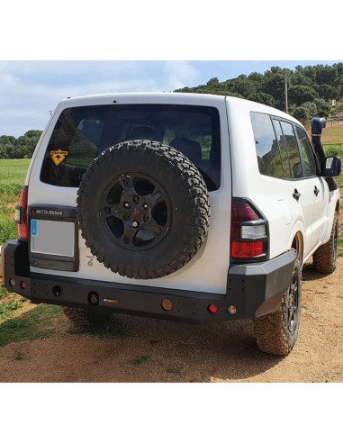 Reinforced steel rear bumper for Mitsubishi...