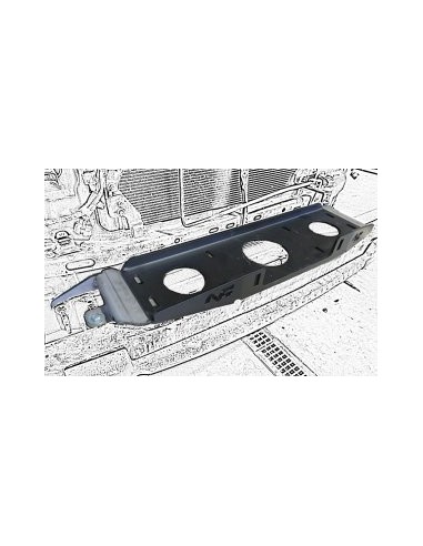 Winch support for Toyota Land Cruiser J12 - N4...