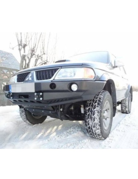Vorderer Stoßfänger aus verstärktem Stahl für Mitsubishi Montero Sport (00 - 08) - Fabryka 4x4