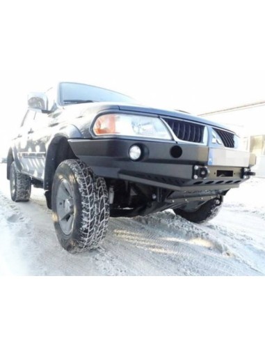 Reinforced steel front bumper mitsubishi montero sport (04-08) - Fabryka 4x4