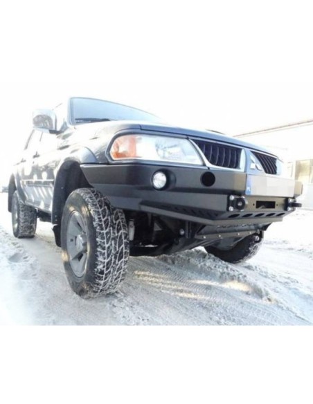 Vorderer Stoßfänger aus verstärktem Stahl für Mitsubishi Montero Sport (00 - 08) - Fabryka 4x4