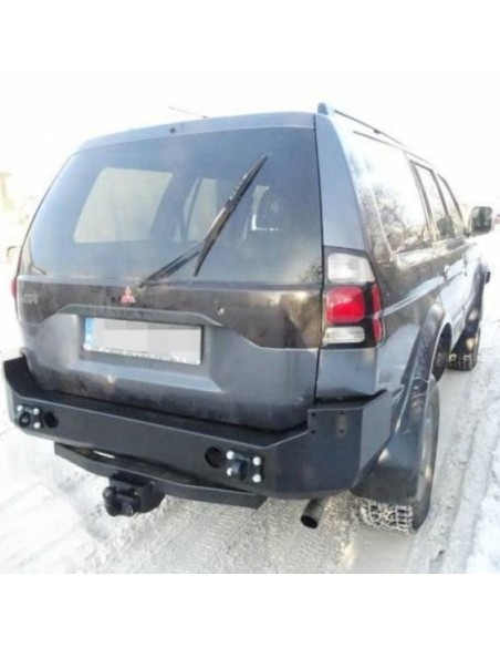 Para-choque traseiro de aço reforçado Mitsubishi Montero Sport (00 - 08) - Fabryka 4x4