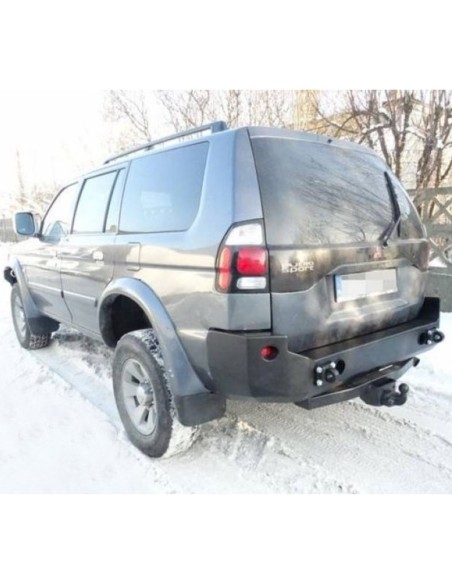 Bumper arrière renforcé en acier pour Mitsubishi Montero Sport (00 - 08) - Fabryka 4x4