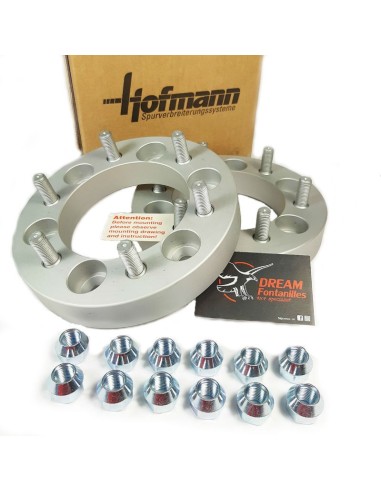 Aluminum wheel separators mercedes sprinter 4x4 / volkswagen crafter (6 holes) - Hofmann