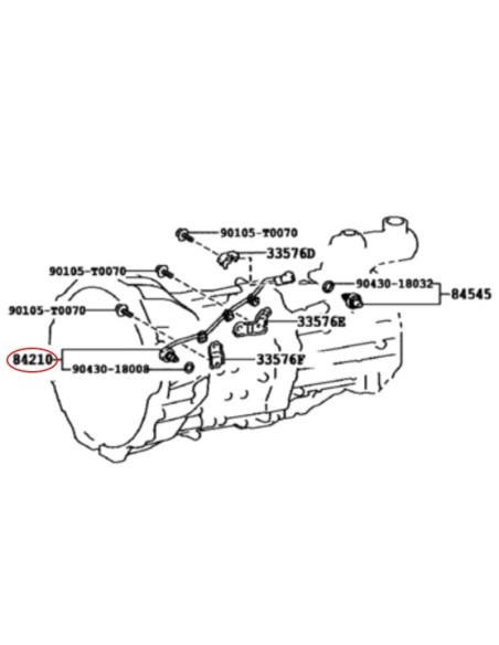 Reverse gear sensor for Toyota Hilux Revo - Original Toyota Land Cruiser