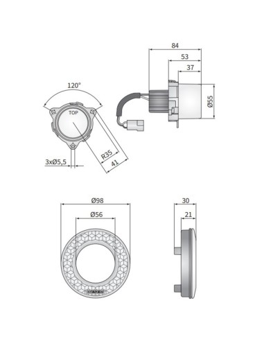 Frecce anteriori rotonde - Fabryka 4x4