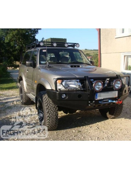 African roof rack for Nissan Patrol Y61 (3-door) - Fabryka 4x4