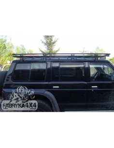 Barre de toit africaine avec grille pour Nissan Patrol... 2