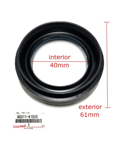 Retentor caixa de transferência saída cardan traseira Para Toyota Land Cruiser J9 / 12 / 15 - Original Toyota Land Cruiser