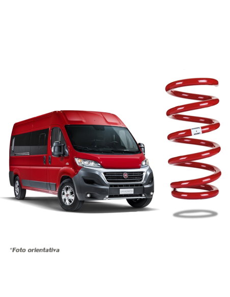 Muelle delantero reforzado (rojo) para Fiat Ducato/Citroën Jumper/Peugeot Boxer integral/Toyota Proace Max - Pedders