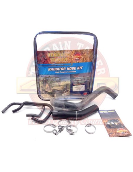 Reinforced radiator hose kit for Toyota Land Cruiser J7 (post 90 / 2lt engine) - Terrain Tamer