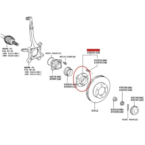 Vorderer Silentblock Für Toyota Land Cruiser...