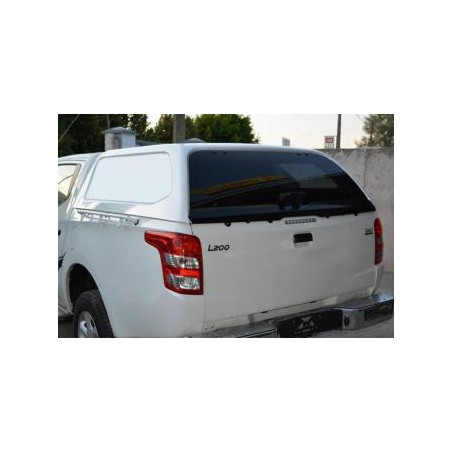 Hardtop Reforzado Commercial en ABS sin Ventanas para Mitsubishi L200 Doble Cabina en Imprimación - Aeroklas