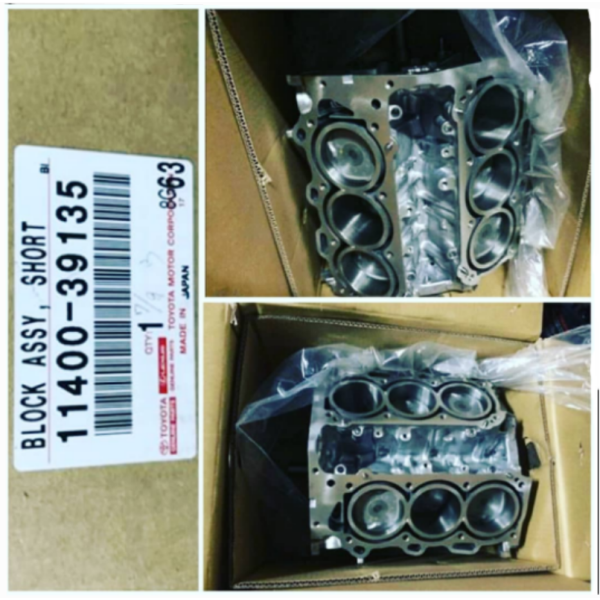 BLOQUE MOTOR EMBIELADO J12/FJ (1GRFE) - V6 ORIGINAL TOYOTA LAND CRUISER