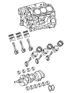 BLOQUE MOTOR EMBIELADO J12/FJ (1GRFE) - V6 ORIGINAL TOYOTA LAND CRUISER 2